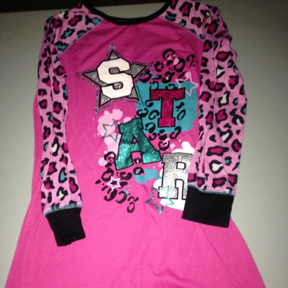 Pink Star Nightgown - Picture 1 of 2